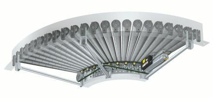 Компоненты Roller Kit Light для рольгангов легкой серии - Поворотный конвейер для продукции малых размеров